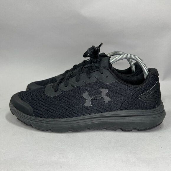 Under Armour Surge 2‎ Shoes Men\'s Size 8.5 Black Mesh Running Athletic Training main image 4
